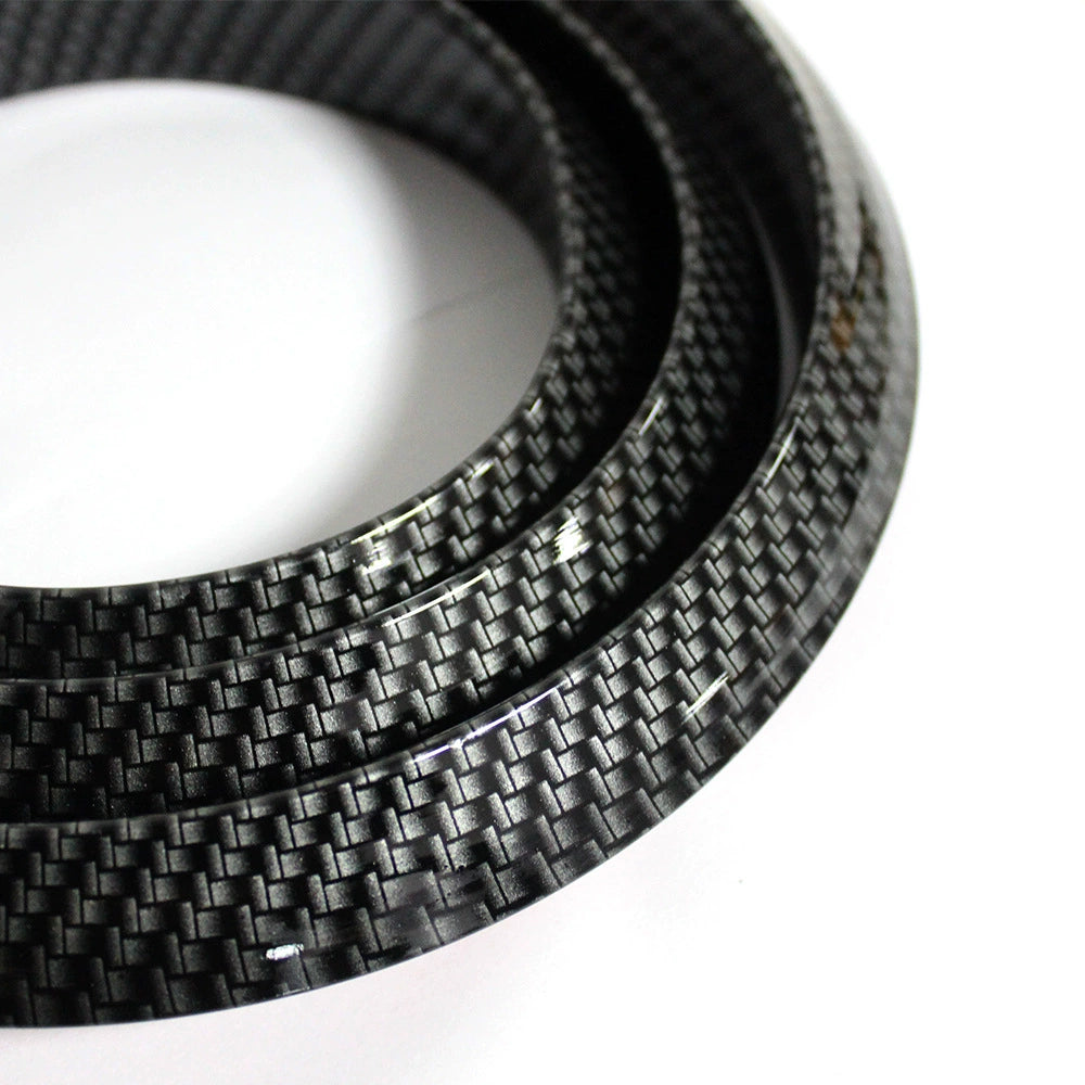 1.5M Carbon Fiber Pattern Wheel Arch Trimming Lip Mudguard Flare Protector