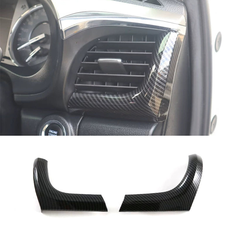 Applicable to the decorative strips of the left and right front side air outlet panels of the 2024 Toyota Hilux