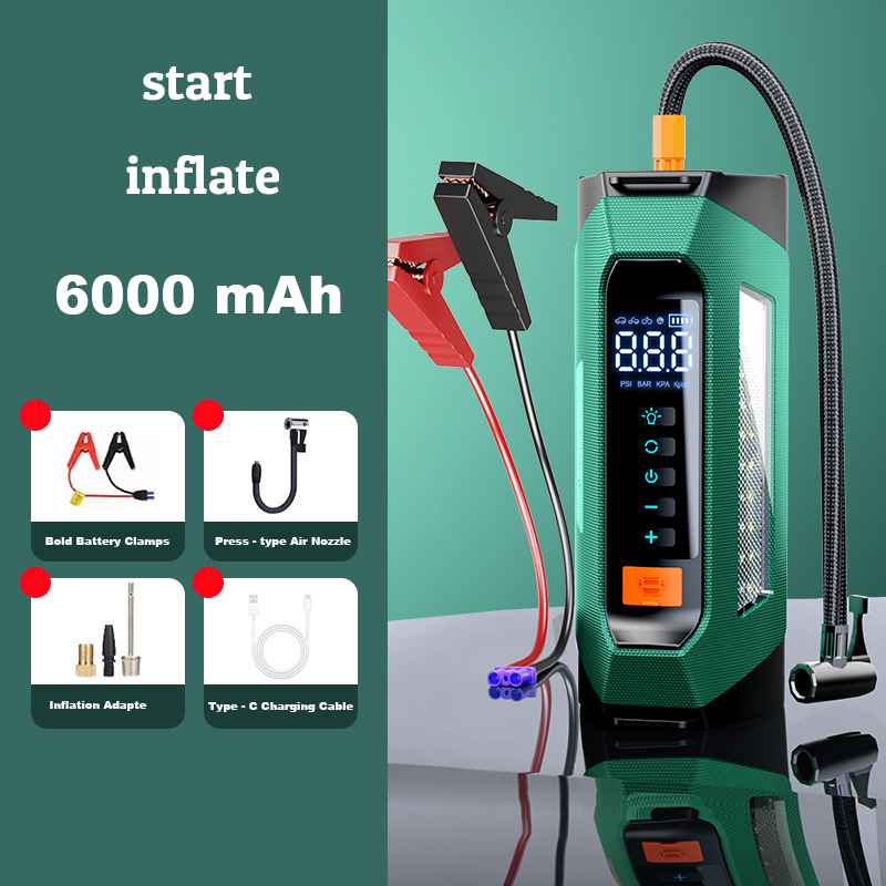 All - in - One Car Emergency Starter and Air Pump Car Emergency Starter Power Supply