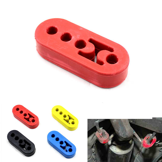 Automotive exhaust pipe hanging rubber with 4 holes, extended hanging rubber, muffler hook hanging lug