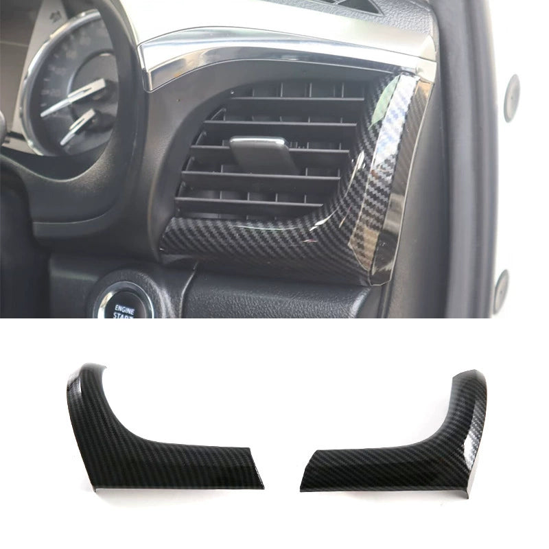 Applicable to the decorative strips of the left and right front side air outlet panels of the 2024 Toyota Hilux