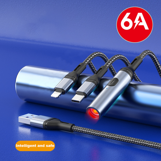 Portable cigarette lighter - type USB data cable, a four - in - one product suitable for both in - car and home use as well as during travels.