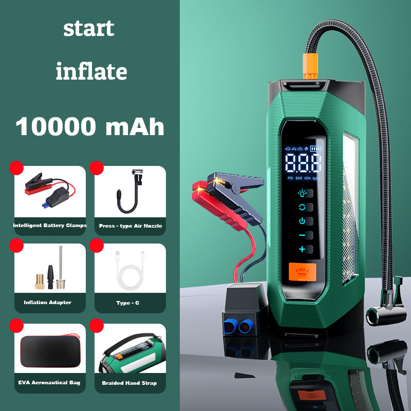 All - in - One Car Emergency Starter and Air Pump Car Emergency Starter Power Supply