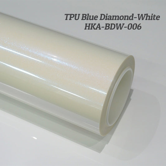 TPU Blue Diamond White Color