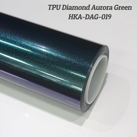 TPU Diamond Aurora Green Color