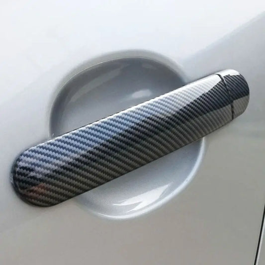 For VW Golf 4 MK4 Volkswagen Rabbit A4 1J 1997-2006 Chrome Carbon Fiber Car Door Handle Covers Car Accessories Styling Stickers