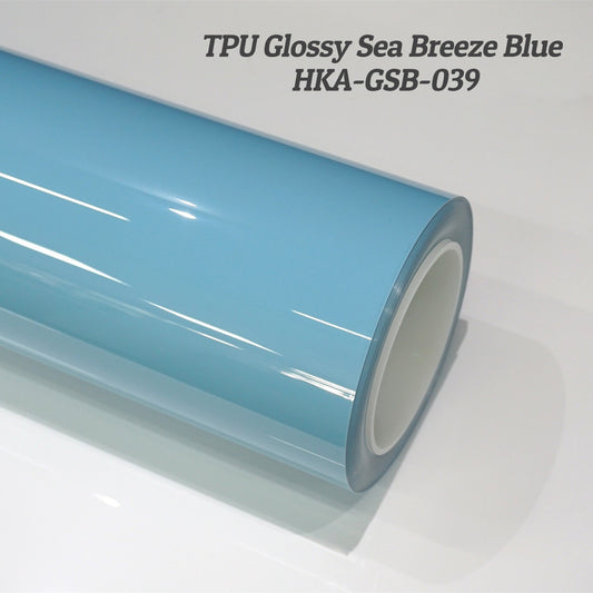 TPU Glossy Sea Breeze Blue Color