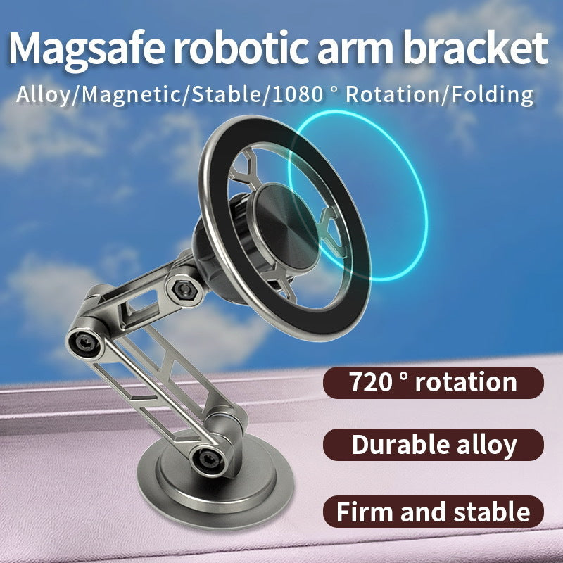 Car-mounted Magnetic Mobile Phone Holder, Magnetic 360-degree Rotating Holder