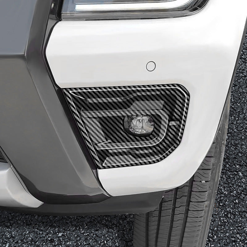 Carbon Fiber Pattern Decorative Sticker for the Front Fog Light Cover of 2023 Ford Ranger