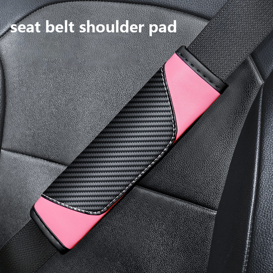 Carbon Fiber Seat Belt Shoulder Covers for Car Seats