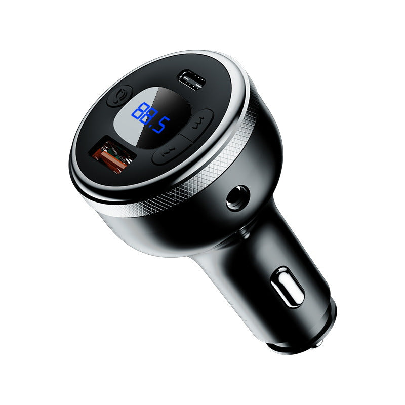 Car FM Bluetooth Car Charger with Tuning Display, MP3 Player, Lossless Call Function and PD Fast Charging