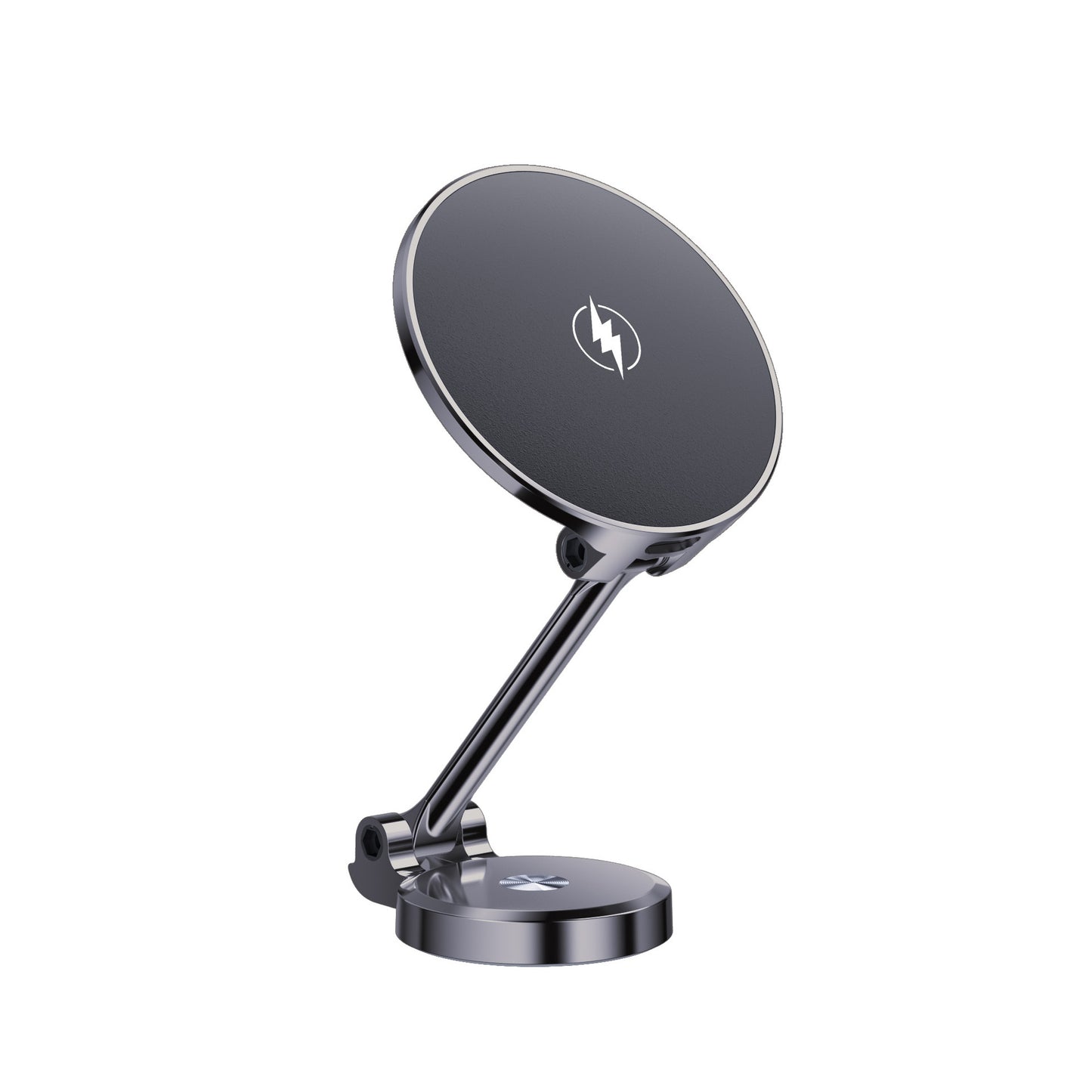 Magnetic Folding Wireless Charger - Car Navigation Phone Mount Suitable for Apple Devices