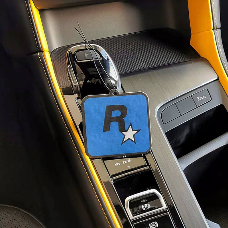 R-star Car Scented Card, Interior Decoration, Perfume Hanging Accessory, Air Freshening Scented Card