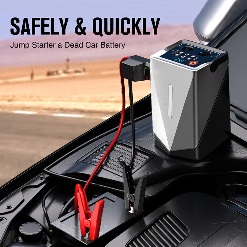 Car Emergency Starting Power Supply 12V Vehicle Inflator Pump