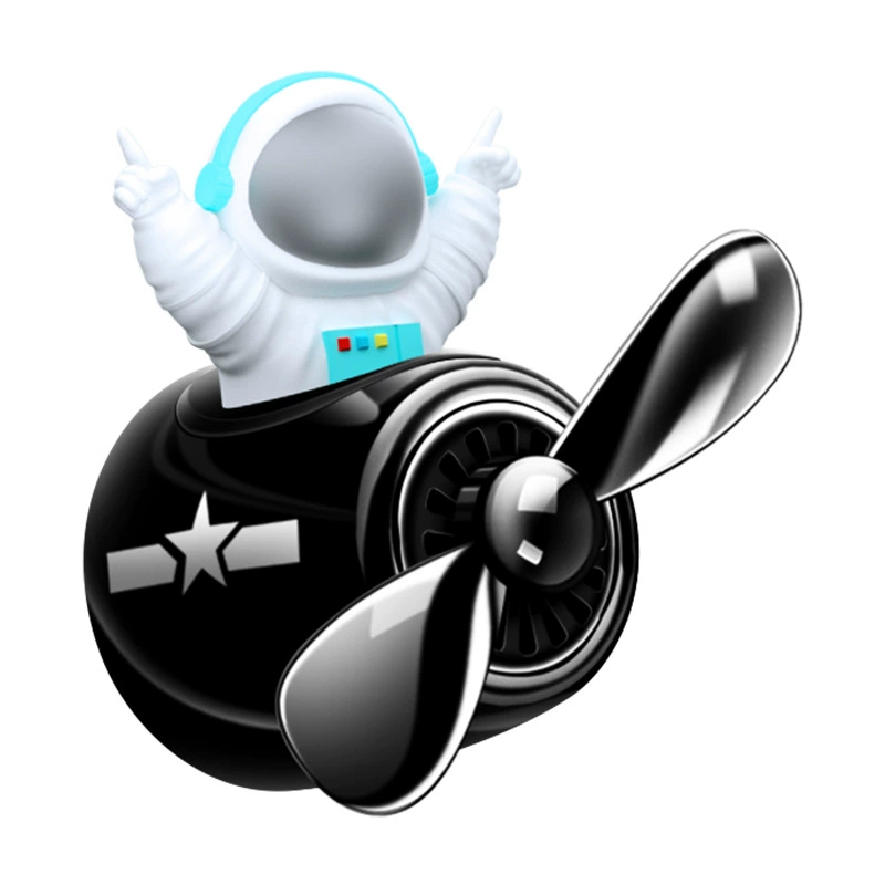 Car air vent clip with astronaut - shaped perfume holder, an air - conditioner - mounted decorative and fragrant accessory for cars