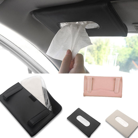 Special tissue box for car sunshade