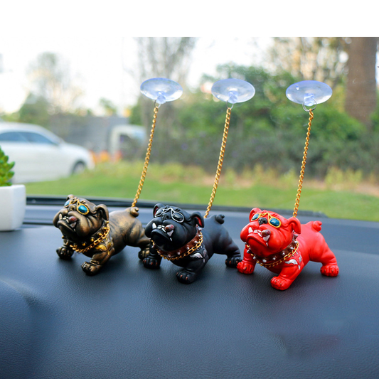 Car Ornament - French Bulldog - Shaped Car Decor Resin Craftwork