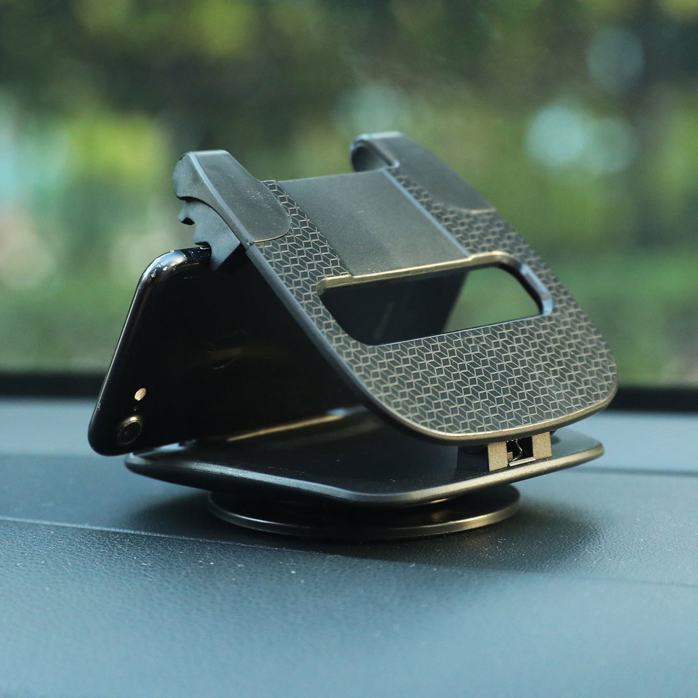 Car-mounted Suction Cup Base, Rotatable Dashboard Clip for Navigation Device