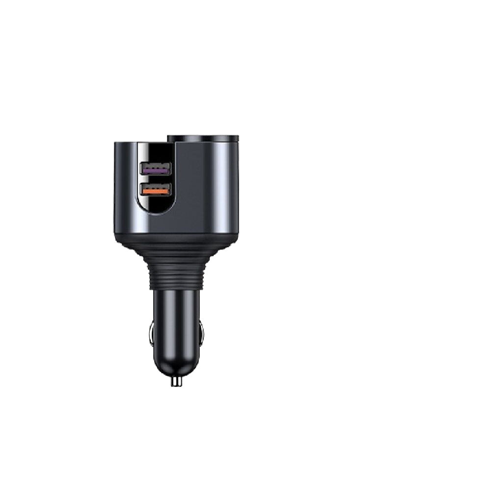 The car charger for the vehicle's cigarette lighter socket is compatible with fast charging for Apple mobile phones.