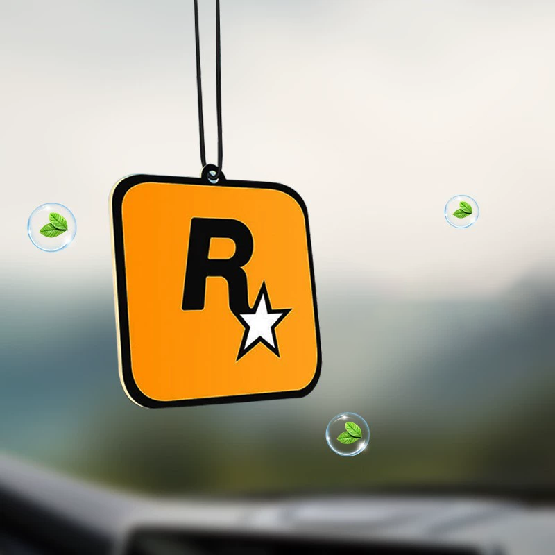 R-star Car Scented Card, Interior Decoration, Perfume Hanging Accessory, Air Freshening Scented Card