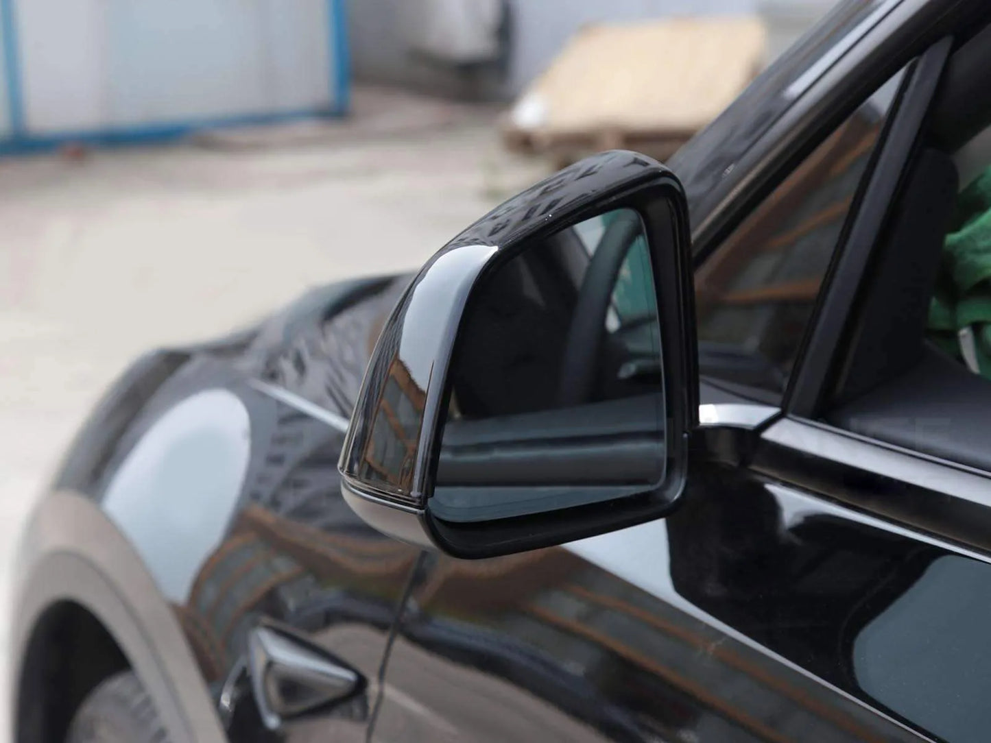 Rear View Mirror Shell Replacement Cover For Tesla Model Y Model 3 2018-2023 Highland 2024 Rearview Mirror Caps Replace Part