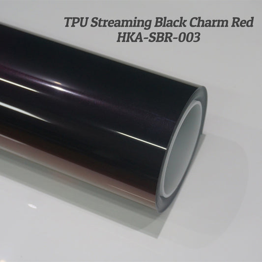 TPU Streaming Black Charm Red Color