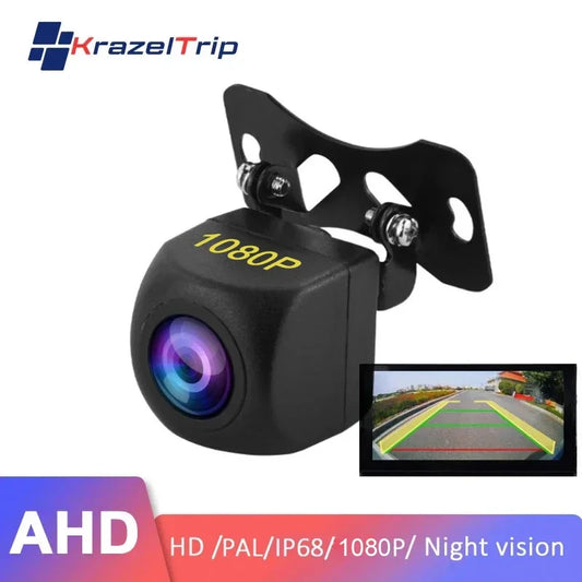 Universal HD 1080P AHD Car Rear Camera 170 Wide Angle CVBS CCD for Car Radio Night Vision and Waterproof Vehicle Parking Reverse